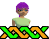 Product Image for braided purple hair