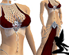 Celtic Goddess Red/Silvr