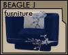 Navy & Cream Chair