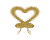 gold wedding chair