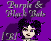 Black & Purple Bats