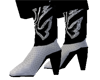 grey snake skin boots