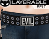 [SIN] Belt w/Evil buckle