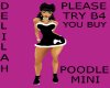 [N01] poodle mini del.