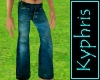 Worn Blue Jeans