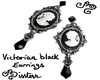 Victorian Black earrings