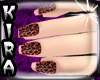 [Kira]Red Leopard Nails