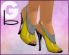 GB-Grey/Yellow Pumps
