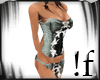 !f Green floral lingerie