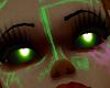 green light eyes
