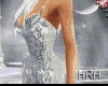 HRH Silver & White Gown