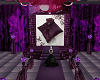 Purple wedding room.