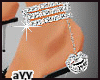 aYY- Diamond Lips Anklet