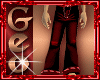 Geo Slinky Red Pants