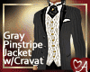 Gray Pinstripe Jacket