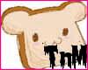 *TnM* Cute Toast Sticker