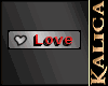 Kali Love Badge Sticker