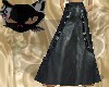 gk Belted leather skirt