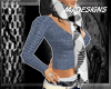 MJ*Plaid Scarf Blk