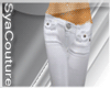 |SC| Tight White jeans.