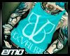 Emo BVB Tank Cyan K1