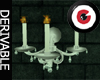 Scroll Candle Sconce