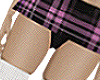pink b mini skirt add