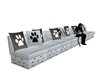 Cat paw long couch