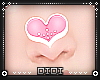 !D! Kid Pink Heart Nose