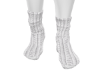 S|M Cozy White Socks M