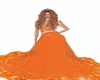 Fall Orange Gown