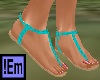 !Em Summer Sandals Teal