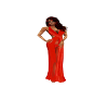 ~S~ Red PVC Gown