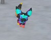 rainbow goth fox