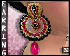 S|Magenta Earring`s