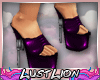 (L)Gun Heels: Purple