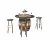 Barrel Bar Table