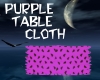 Purple Table Cloth