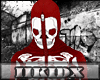 [KD] Skull Hoodie Red