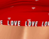 LOVE TOP RED