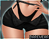 Jean Shorts + Chain Dark
