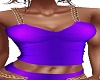 PURPLE CHAINED TOP