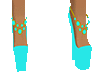 *Val*Teal&Gold Shoes