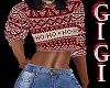 GM Xmas sweater Dk Red