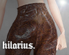 H | Leather snake pants