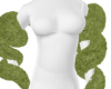 Vi Tea Olive fur boa