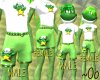 ~Oo Green Frog Shorts M