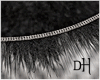 DH. Black Fur Rug