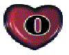 [O] in a heart animated