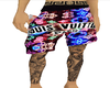 VK (M) LV Shorts w/tats